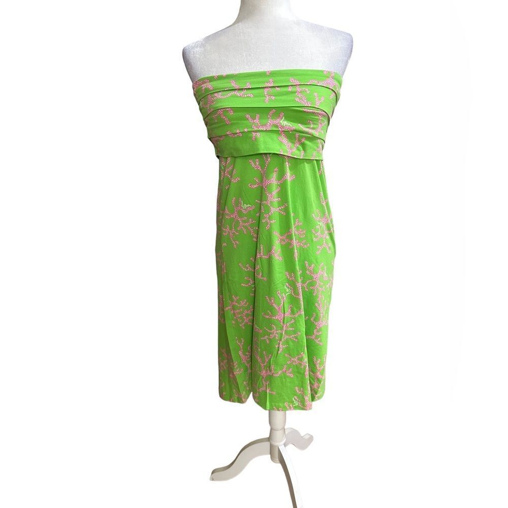 NWT Lilly Pulitzer Petula Strapless Minidress “Coral Me Crazy” size Small